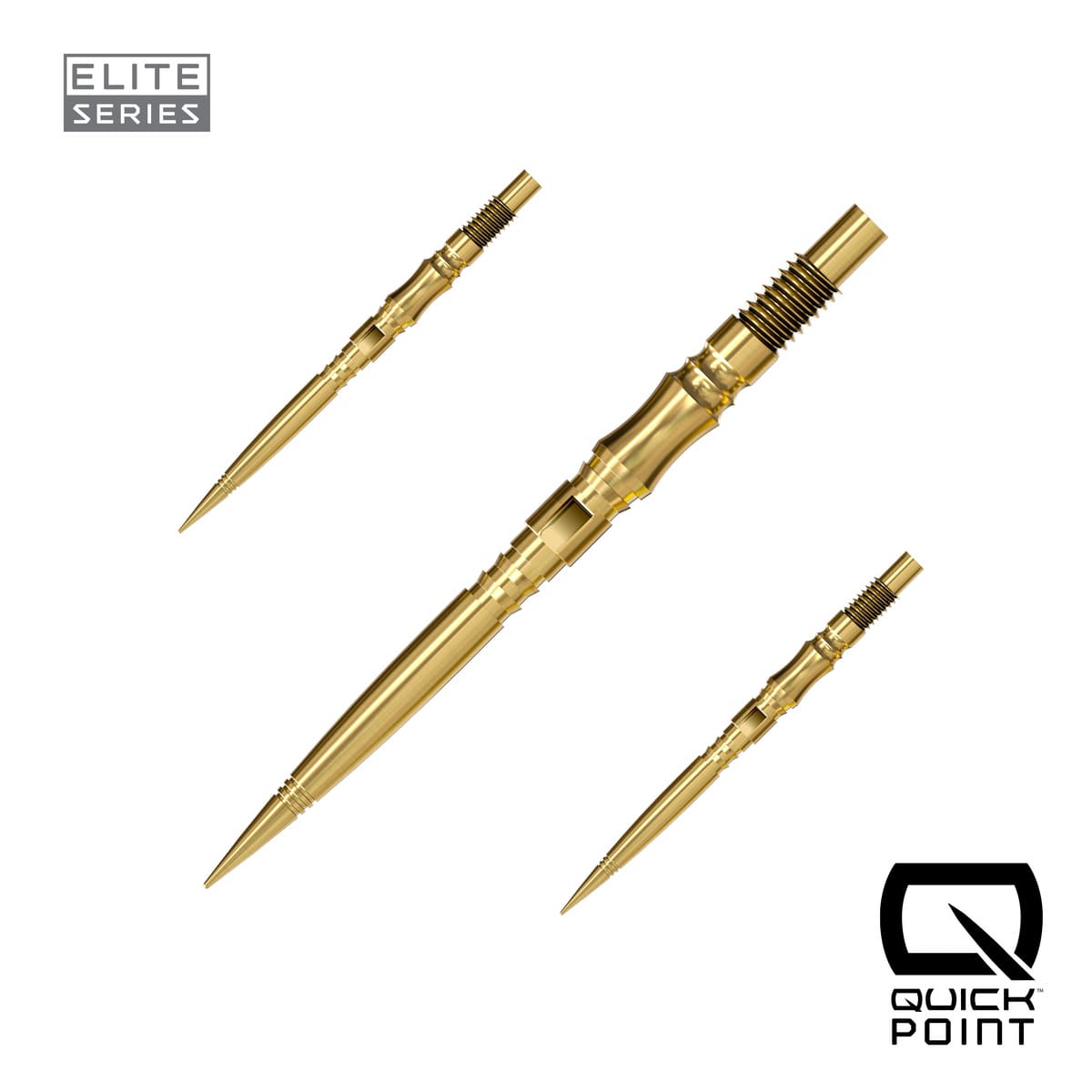 Harrows Axis Elite Series Quick Points-10-Gold-30mm-Premier Darts
