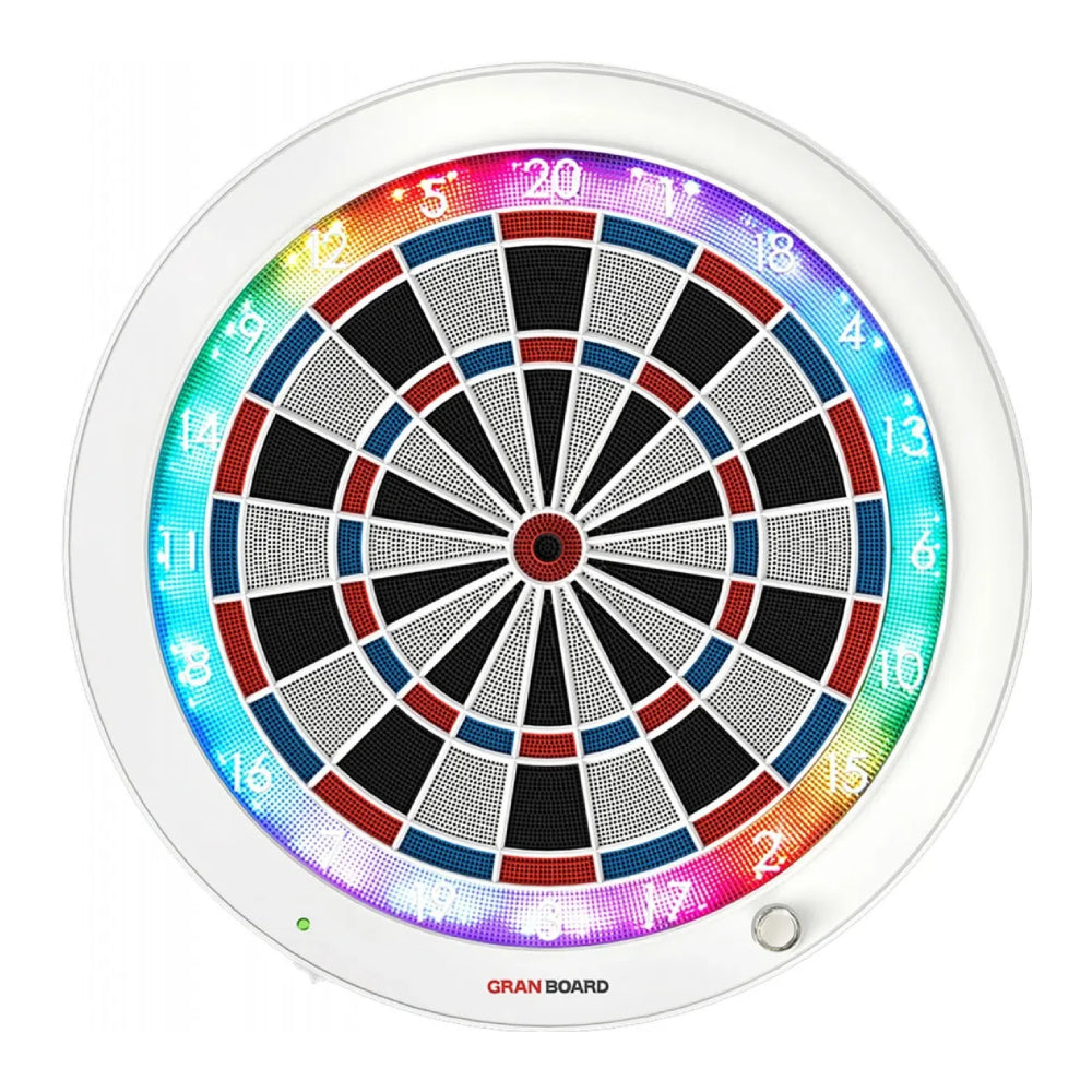 Granboard 3S White Edition Soft Tip Electronic Dartboard
