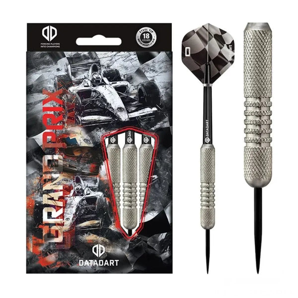 DataDart Grand Prix Silver Nickel Steel Tip Darts-1-18 GRAM-Premier Darts