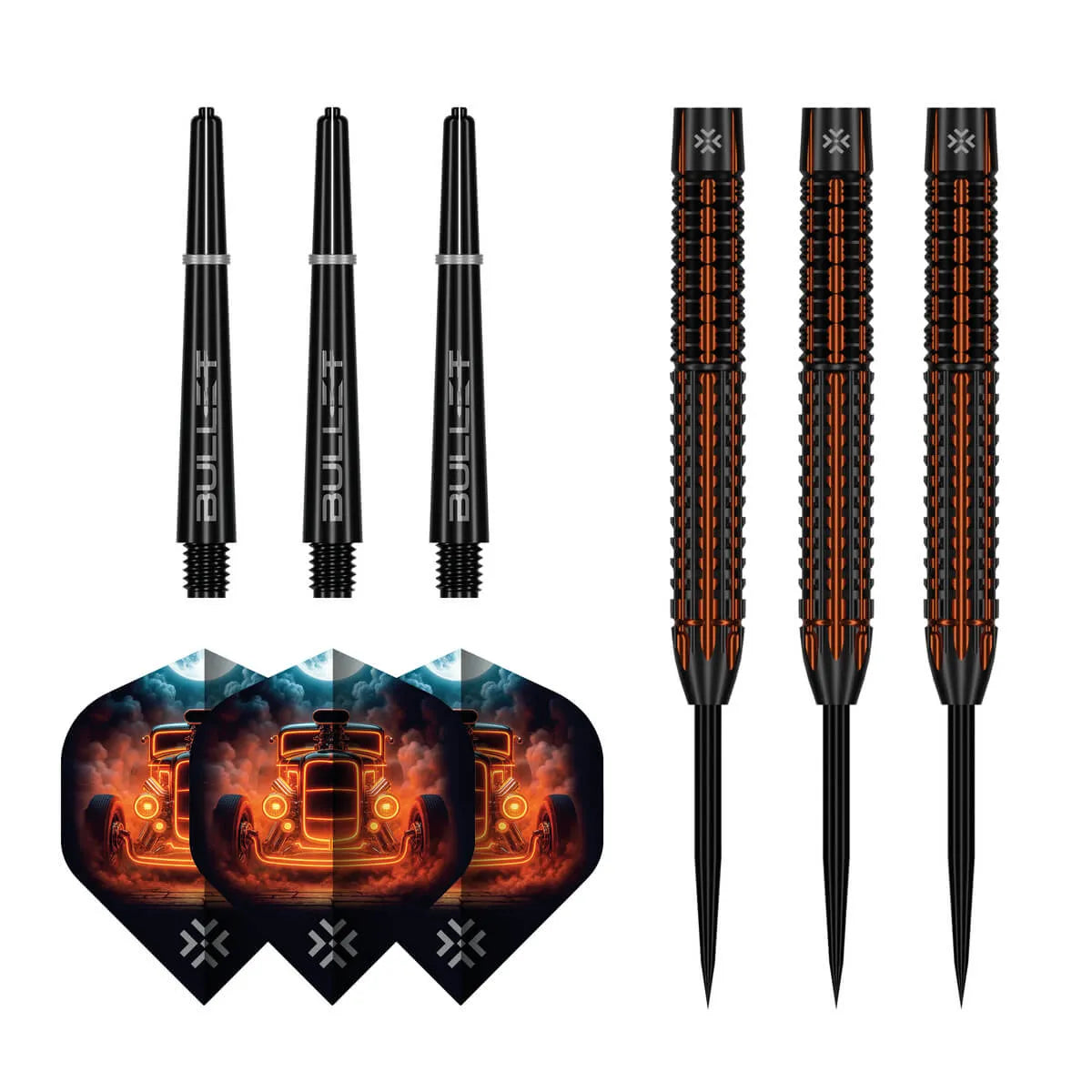 Bullet Hotrod 97.5% Tungsten Steel Tip Darts-3-23 GRAM-Premier Darts