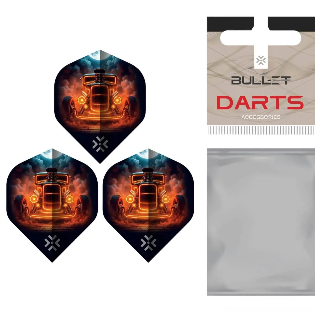Bullet Hotrod Standard Flights-2-Premier Darts