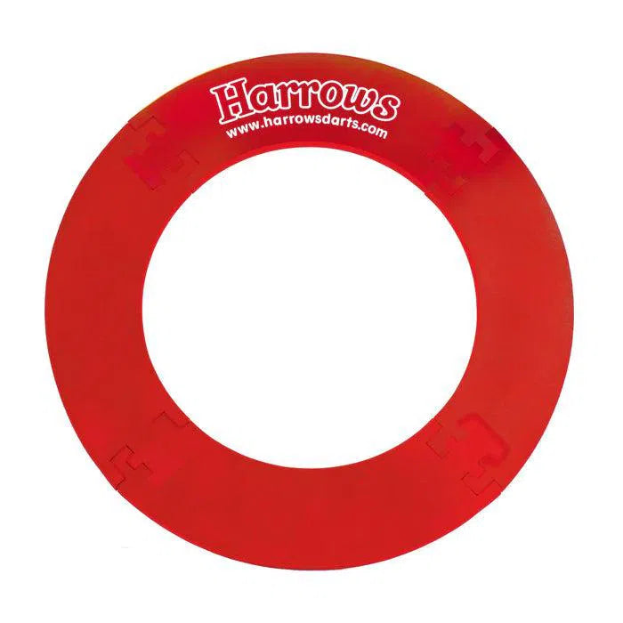 Harrows 4 Piece Dartboard Surround-4-Red-Premier Darts