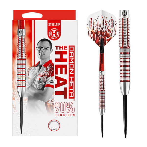 Harrows Damon Heta Series 2 90% Tungsten Steel Tip Darts-1-21 GRAM-Premier Darts
