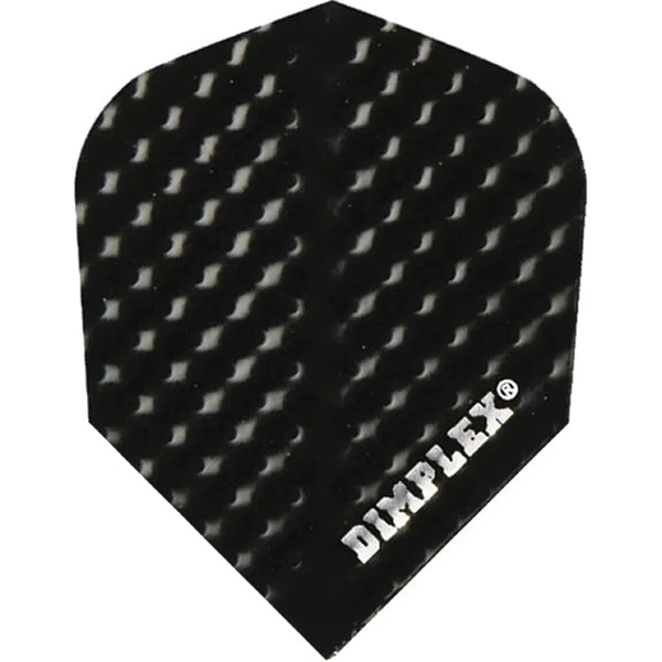 Harrows Dimplex Standard Black Flights-1-Premier Darts