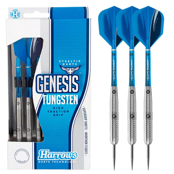 Harrows Genesis Style B Tungsten Steel Tip Darts-1-22 GRAM-Premier Darts