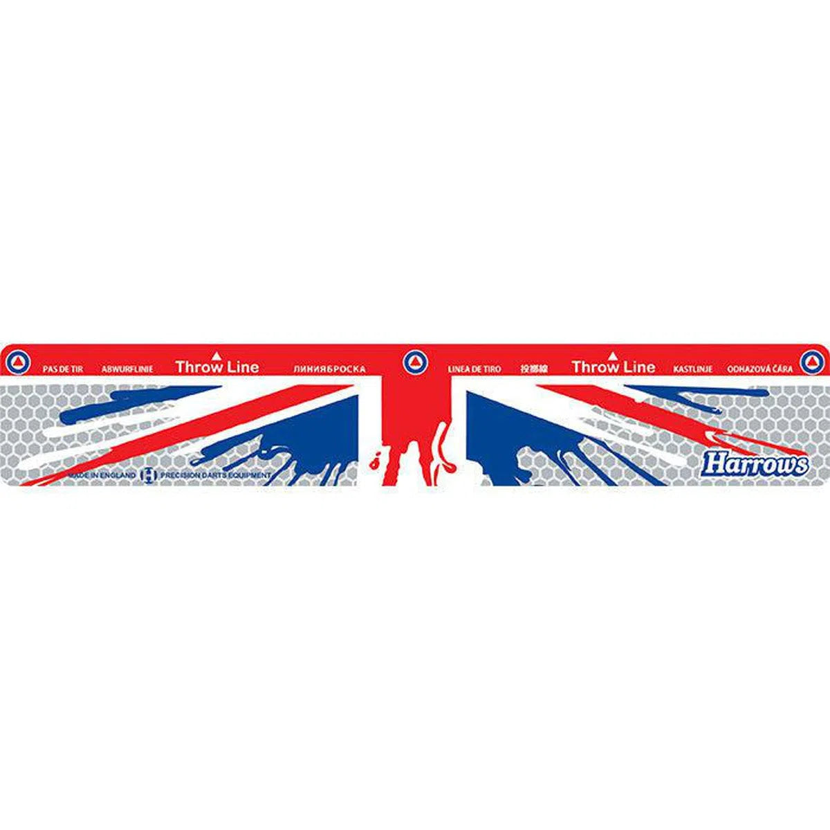 Harrows Heavy Duty Throw Line Oche  Union Jack