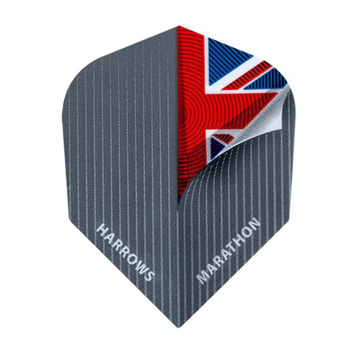 Harrows Marathon Standard Flights  Union Jack Reveal