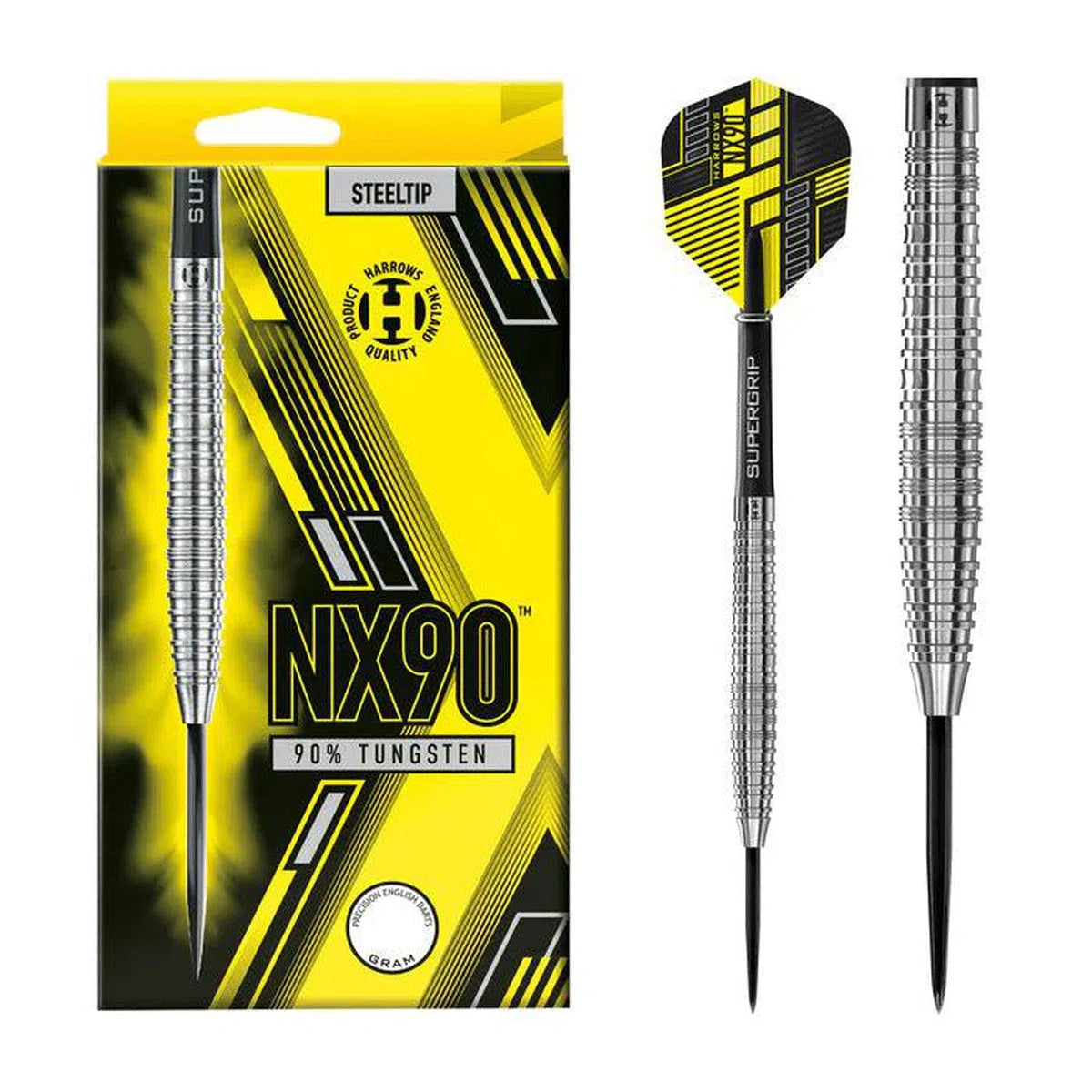 Harrows NX90 90% Tungsten Steel Tip Darts