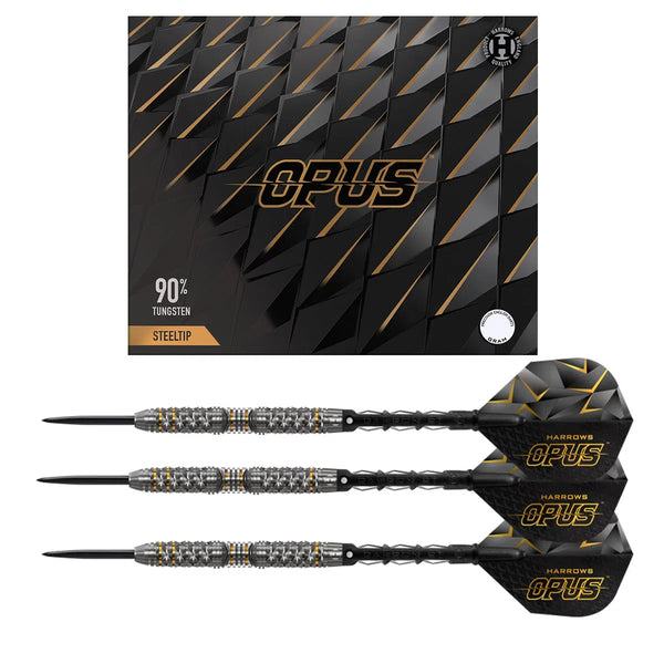 Harrows Opus 90% Tungsten Steel Tip Darts-1-21 GRAM-Premier Darts