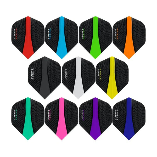 Harrows Retina No6 Dart Flights-1-Aqua-Premier Darts