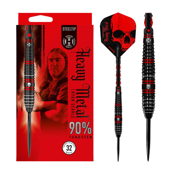 Harrows Ryan Searle 90% Tungsten Steel Tip Darts-1-22 GRAM-Premier Darts