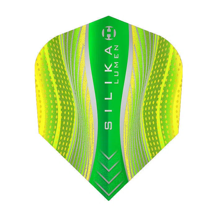 Harrows Silika Lumen Flights-12-Yellow-No.6-Premier Darts