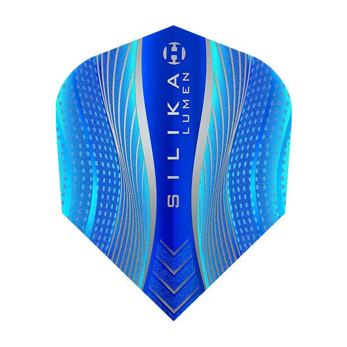 Harrows Silika Lumen Flights-8-Blue-No.6-Premier Darts