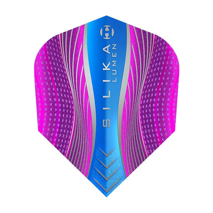 Harrows Silika Lumen Flights-10-Pink-No.6-Premier Darts