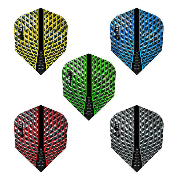 Harrows Silika No6 Flights-1-Blue-Premier Darts