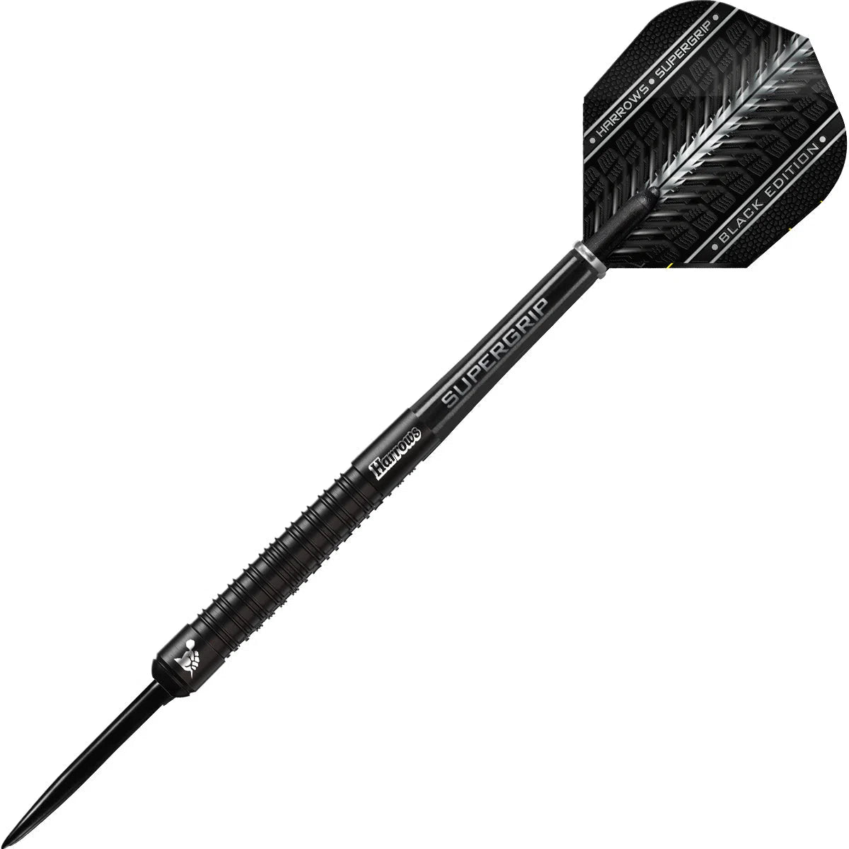 Harrows Supergrip Black 90% Tungsten Steel Tip Darts