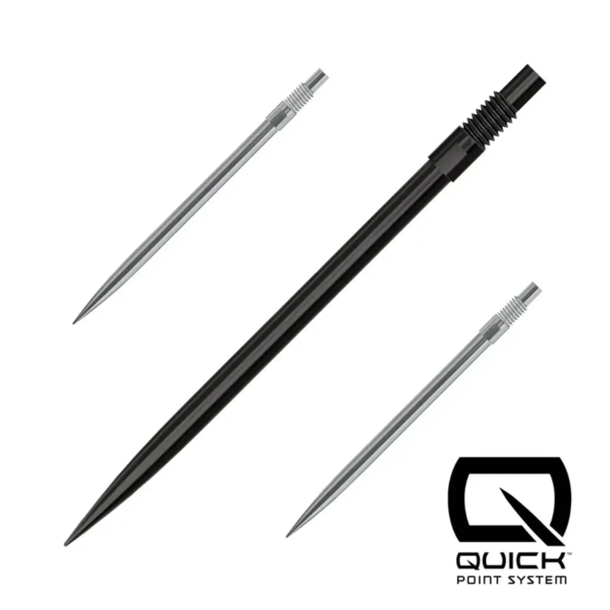 Harrows Smooth Quick Points-1-Black-30mm-Premier Darts