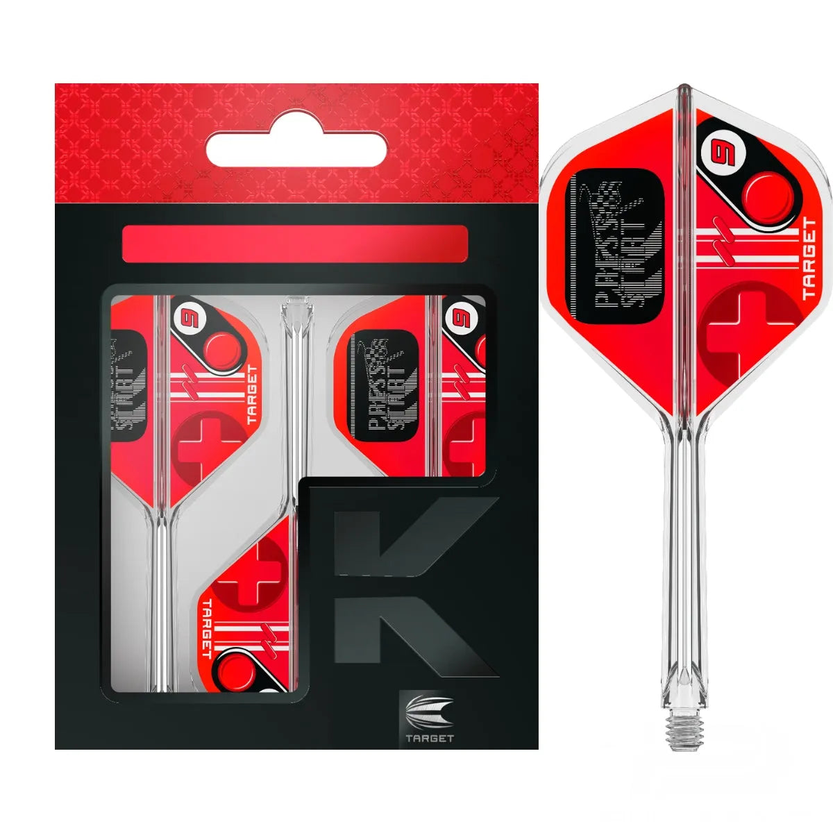Target Darts Press Start K-Flex Flight System No2-1-Short-Premier Darts