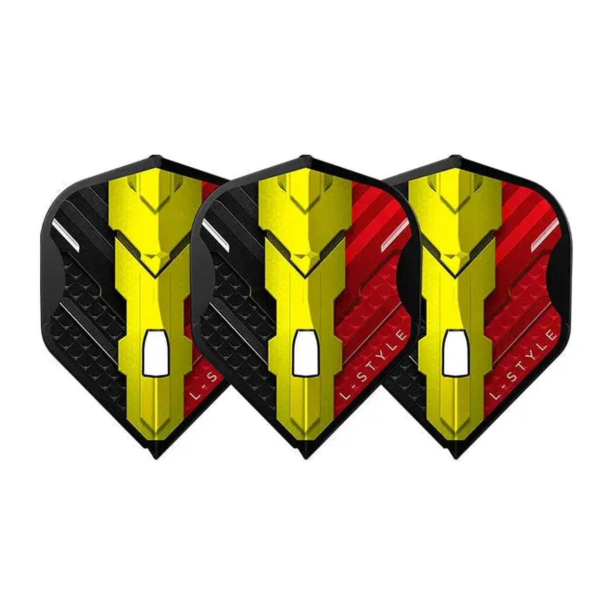 L-Style EZ L1 V Series Type C Standard Flights - Black-2-Premier Darts