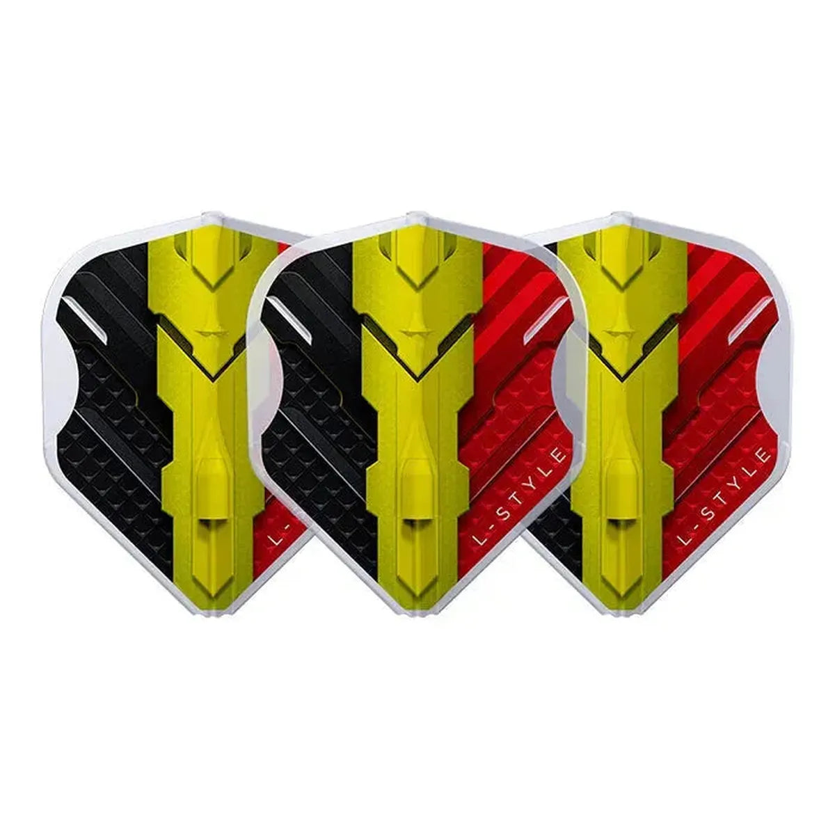 L-Style EZ L1 V Series Type C Standard Flights - Clear-2-Premier Darts