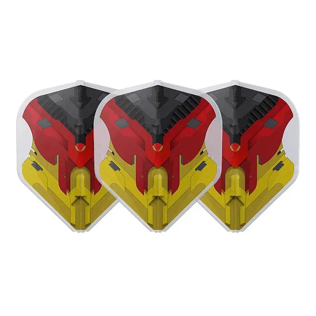 L-Style EZ L1 V Series Type D Standard Flights - Clear-2-Premier Darts