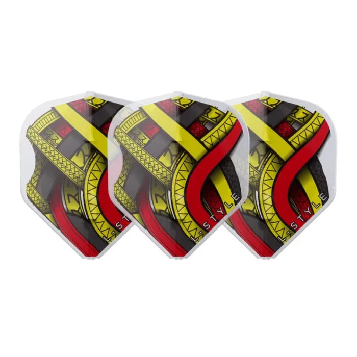 L-Style - L-Flights EZ L1 Mike De Decker Type A - White Belgium-2-Premier Darts