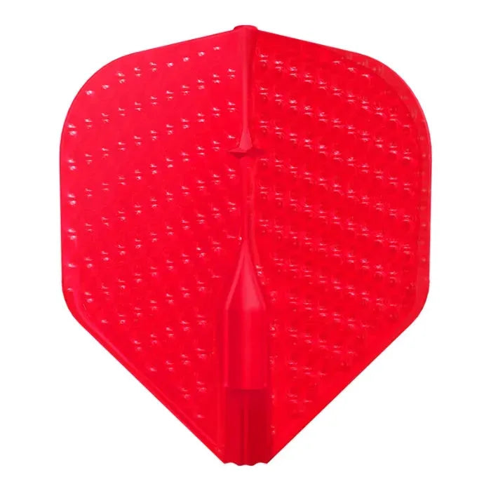 L-Style L1EZ Dimple Standard Flights-12-Red-Premier Darts