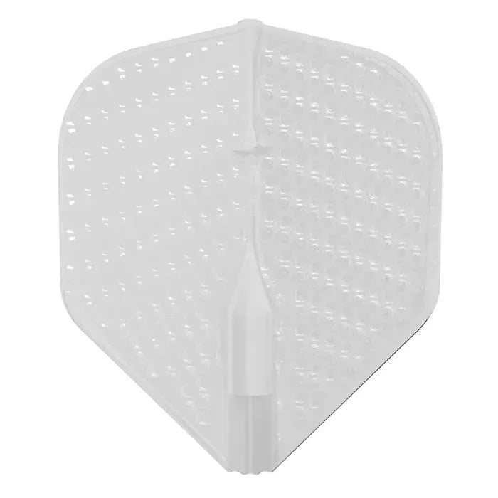 L-Style L1EZ Dimple Standard Flights-6-White-Premier Darts