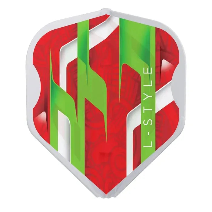 L-Style L1EZ Mamo Series Signature Champagne Darts Flights-12-Red-Premier Darts