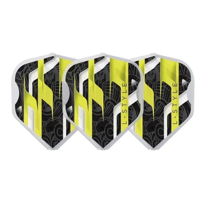 L-Style L1EZ Mamo Series Signature Champagne Darts Flights-4-Black-Premier Darts