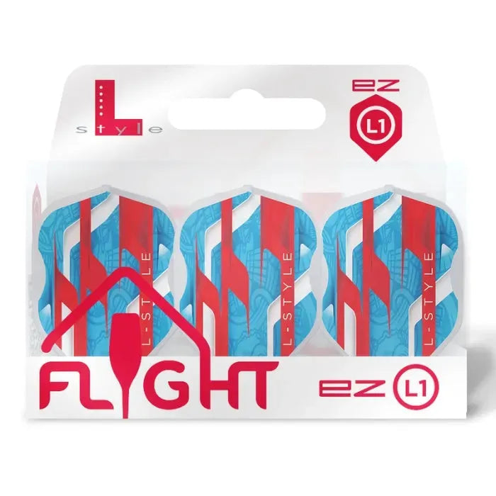 L-Style L1EZ Mamo Series Signature Champagne Darts Flights-8-Black-Premier Darts