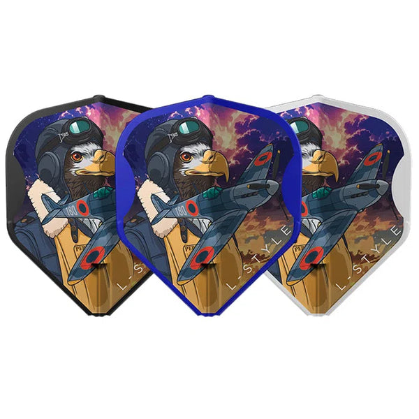 L-Style L1EZ Ricardo Perez MIX Signature Champagne Darts Flights-1-Premier Darts