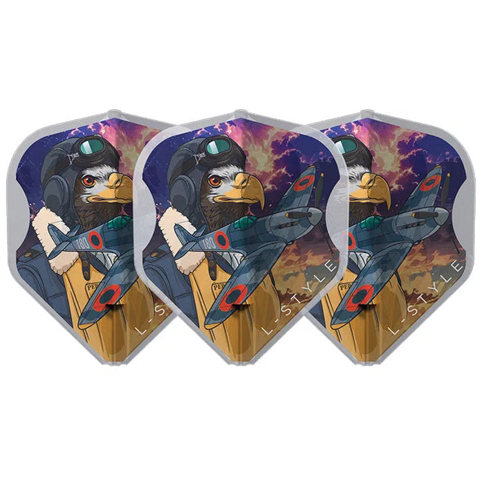 LStyle L1EZ Ricardo Perez White Signature Champagne Darts Flights