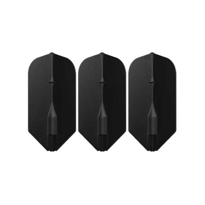 L-Style L6EZ Slim Dart Flights-2-Black-Premier Darts