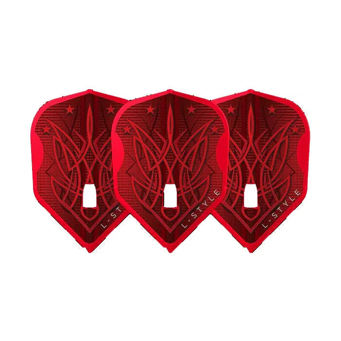 LStyle Lisa Ashton L1 PRO RED V3 Signature Champagne Darts Flights