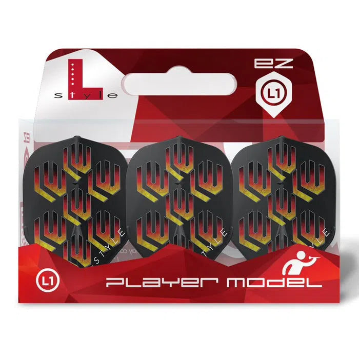 LStyle Lukas Wenig LFlight PRO L1 Standard Flights  Black