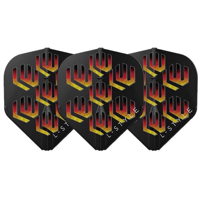 LStyle Lukas Wenig LFlight PRO L1 Standard Flights  Black