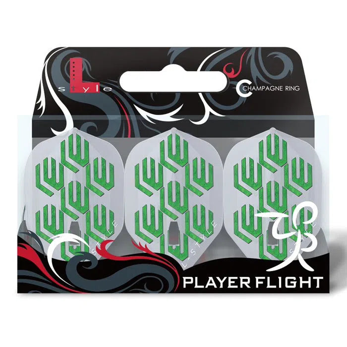 LStyle Lukas Wenig LFlight PRO L1 Standard Flights  Clear White