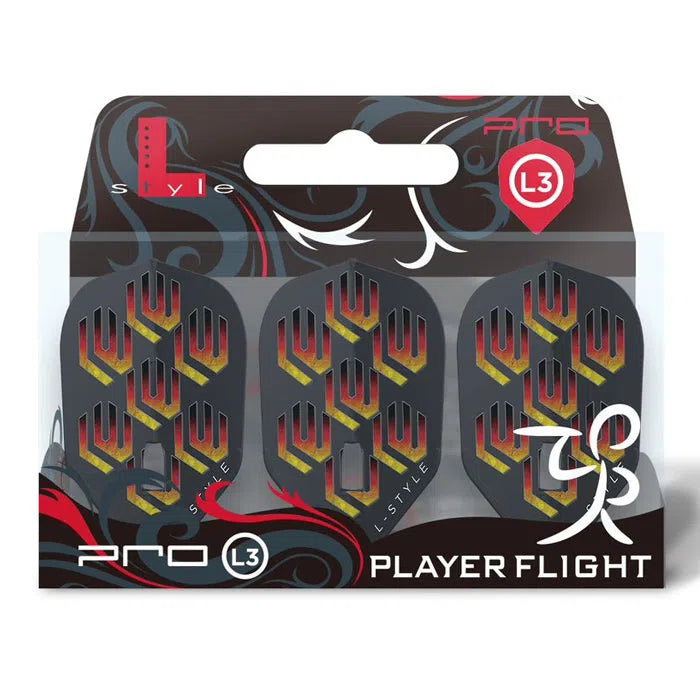 LStyle Lukas Wenig LFlight PRO L3 Standard Flights  Black