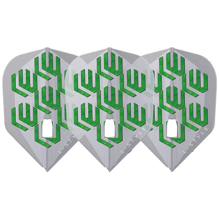 LStyle Lukas Wenig LFlight PRO L3 Standard Flights  Clear White