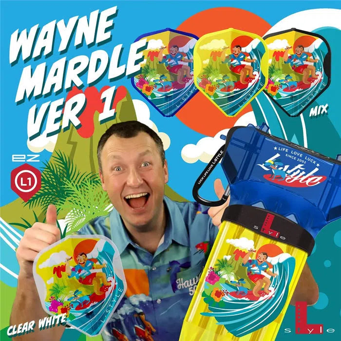 LStyle Wayne Mardle L1 EZ MIX Signature Champagne Darts Flights