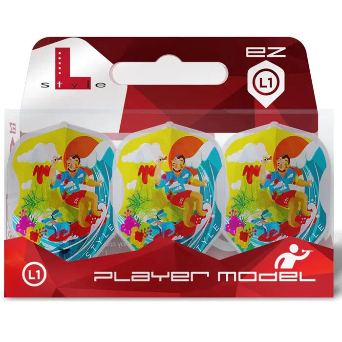 LStyle Wayne Mardle L1 EZ Type A White Darts Flights