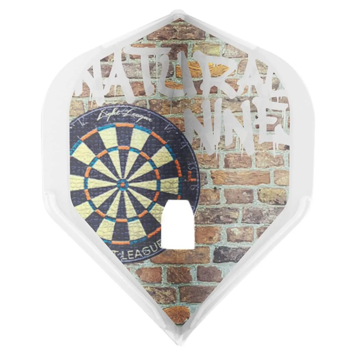 L-Style Darts L-Flight PRO L1 Natural 9 Nine Street Clear White Flights-1-Premier Darts