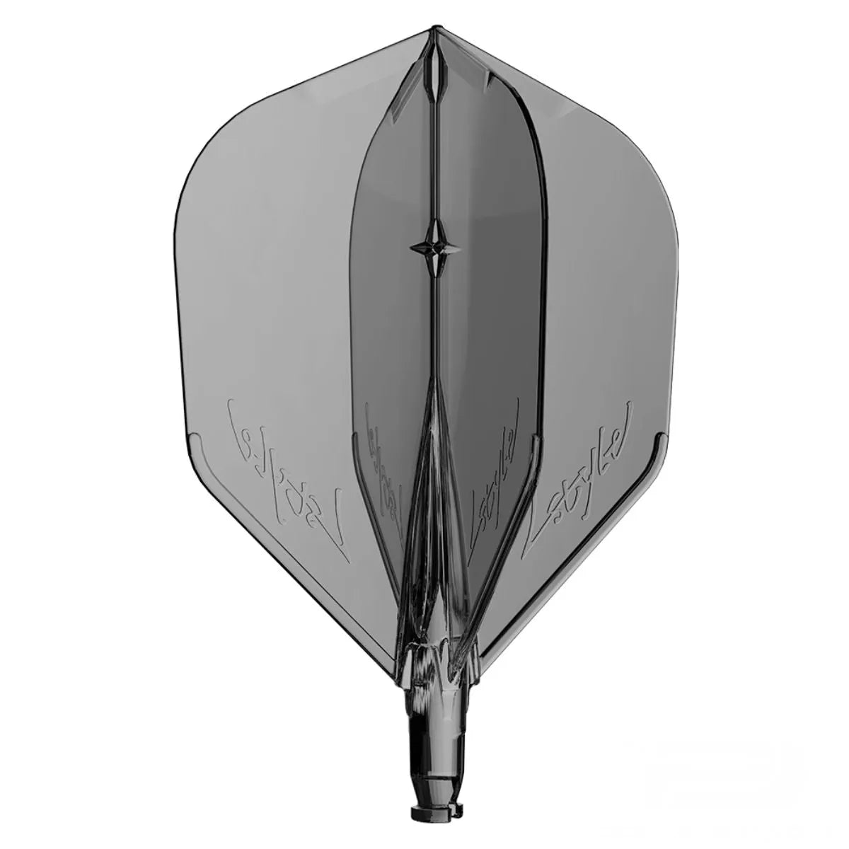 L-Style Darts L-System L3 Replacement Flight-2-Clear Black-Premier Darts