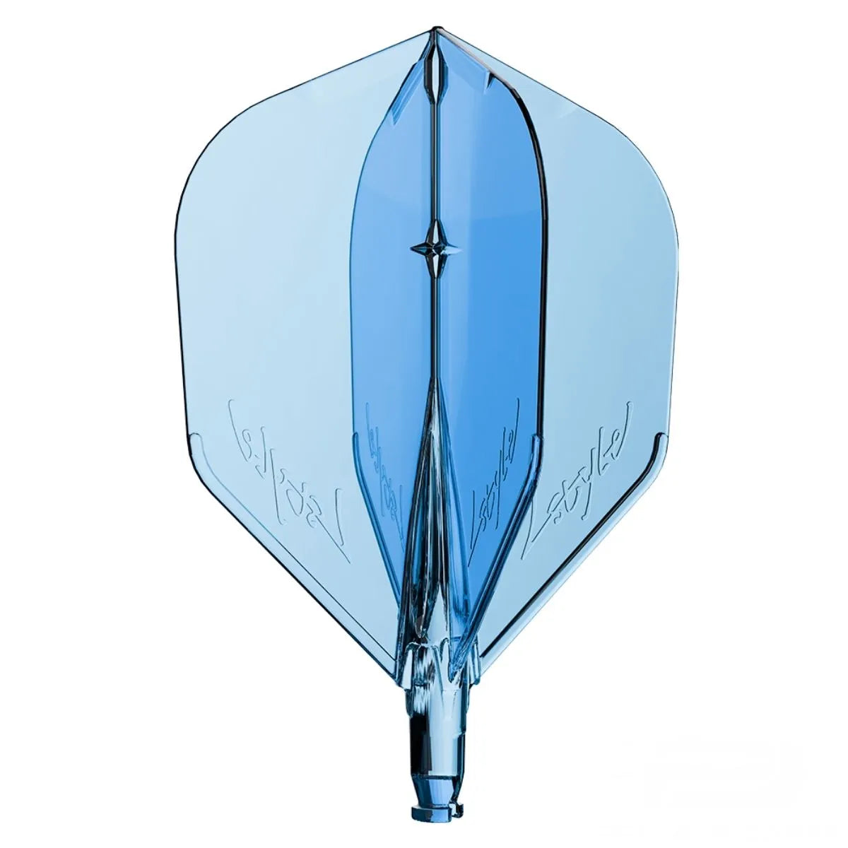 L-Style Darts L-System L3 Replacement Flight-3-Clear Blue-Premier Darts