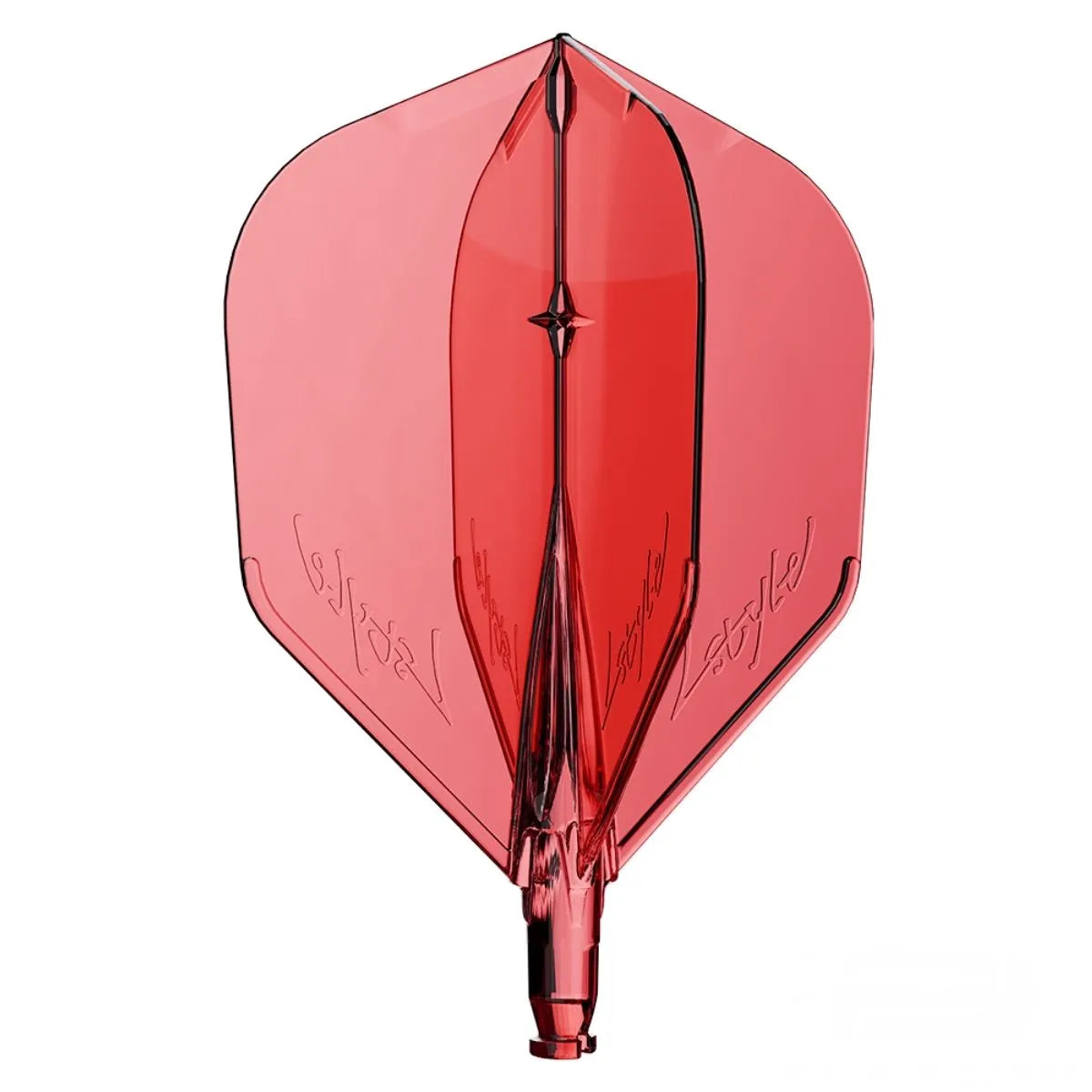 L-Style Darts L-System L3 Replacement Flight-4-Clear Red-Premier Darts
