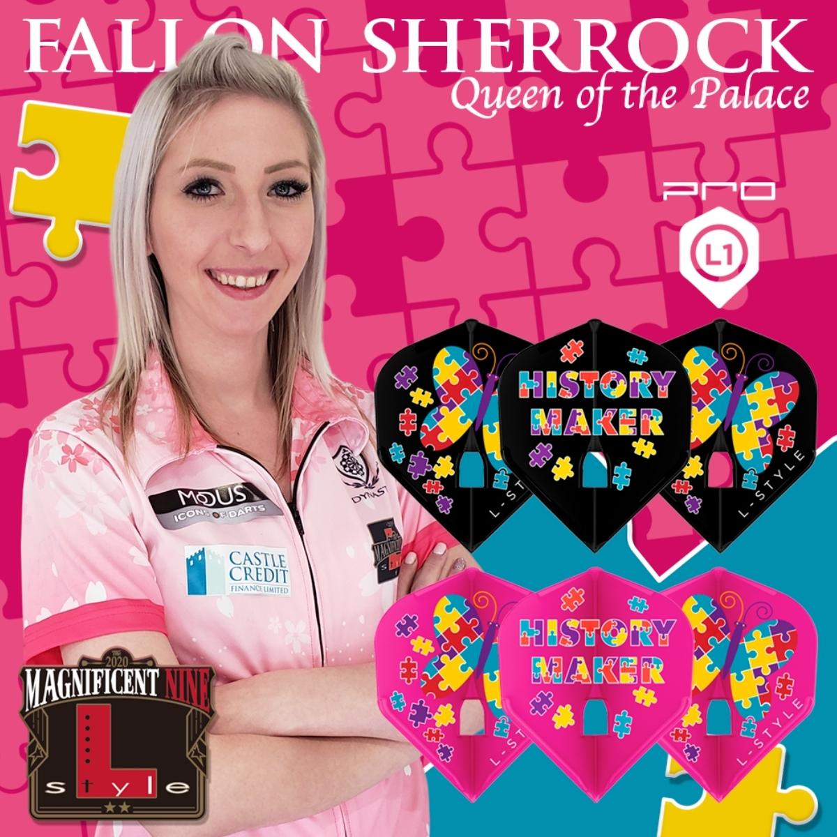 L-Style Darts L-Flight PRO L1 Fallon Sherrock V2 Pink Flights