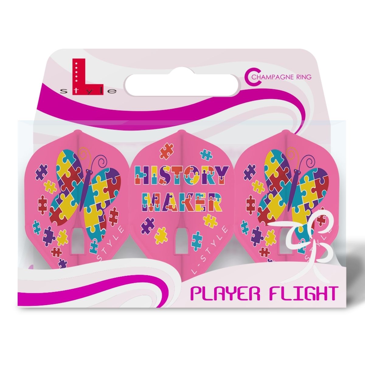 L-Style Darts L-Flight PRO L1 Fallon Sherrock V2 Pink Flights