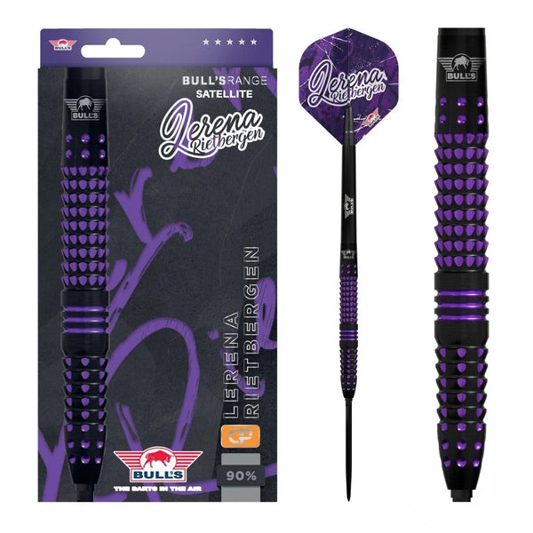 Bull's NL Lerena Rietbergen CP 90% Tungsten Steel Tip Darts-1-22 GRAM-Premier Darts