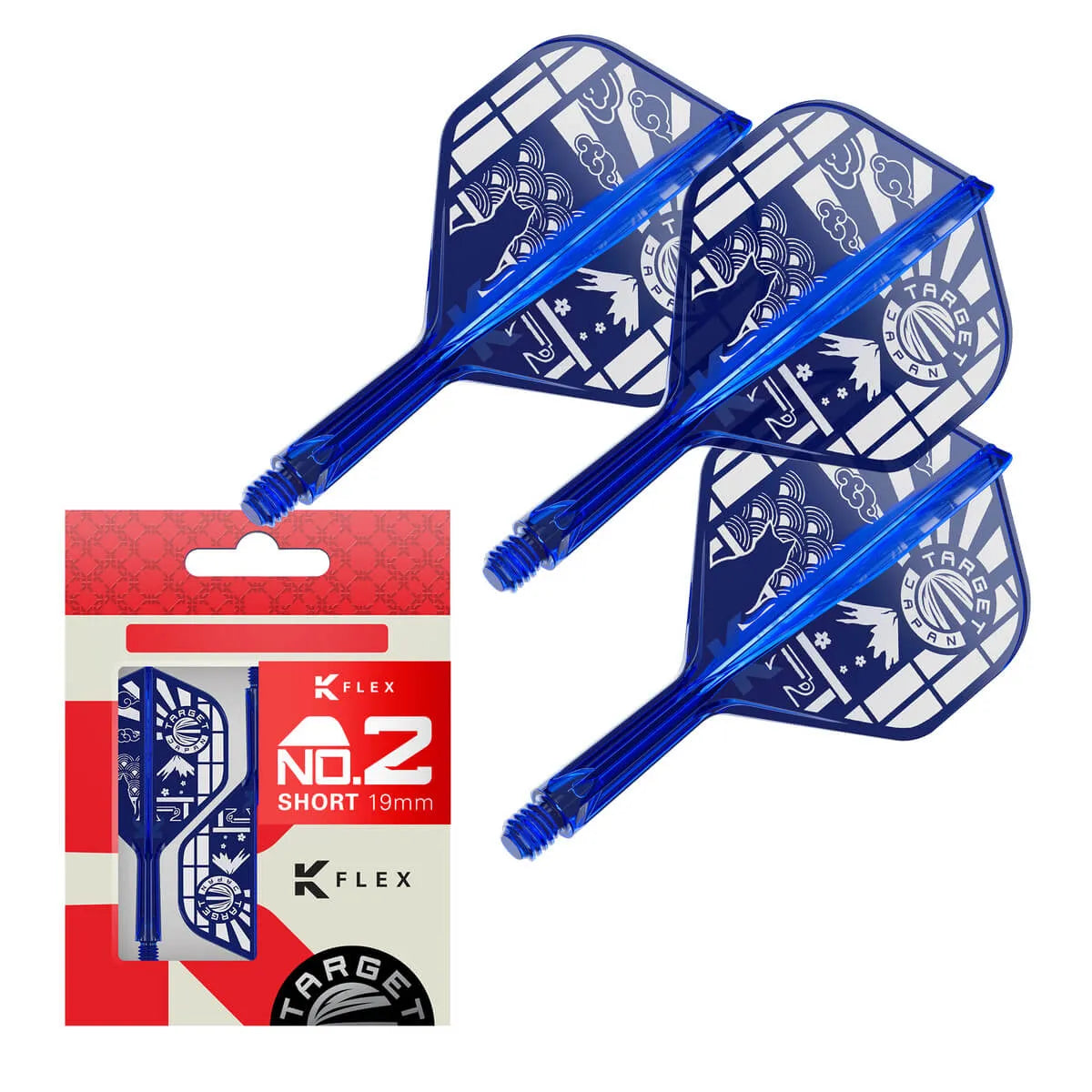 Target Japan 2026 Limited Edition K-Flex Flight System No2-7-Short-Premier Darts